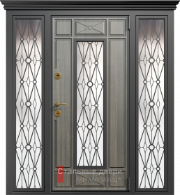 Входные двери МДФ в Рузе «Двери МДФ со стеклом»